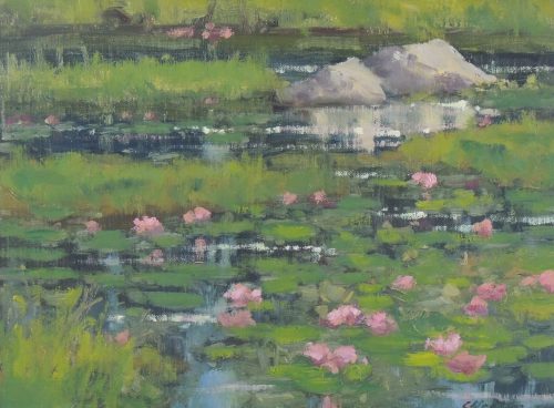 Ames Lily Pond by Carolyn Walton