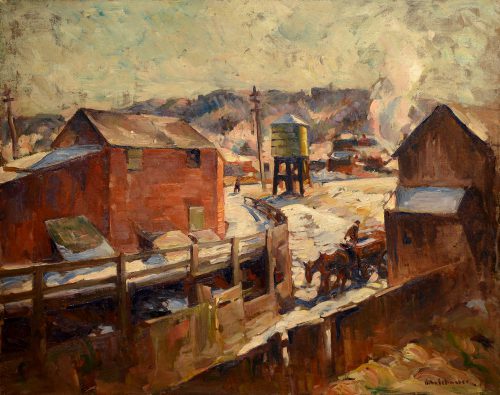 John Fulton Folinsbee, “River Lane,” oil on canvas, 32” x 40”