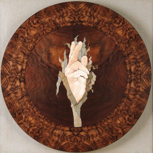 James Macdonald, Reverence, marquetry from Growers and Grown