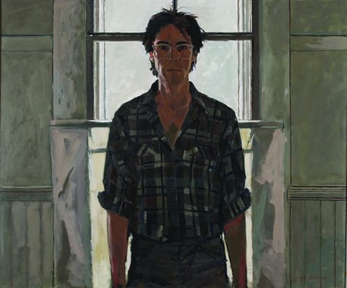 STEPHEN SCOTT (Canadian, born 1952) Self-portrait, 1986 Oil on canvas Collection of the NB Art Bank