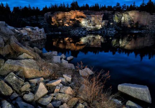 Swans Island Quarry. Photograph by Howie Motenko.
