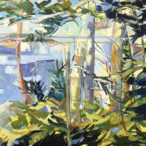 Kate Emlen “Dog Island” Oil on linen, 40” x 50”