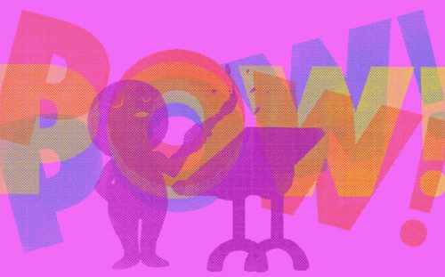"POW!" graphic by Tyson Pease