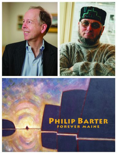 Top Left: Carl Little (Photo by Erin Little), Top Right: Philip Barter, Bottom: Book Jacket
