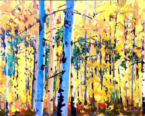 Before Fall is Over, Susan Graeber, Oil On Canvas 24 x 30 