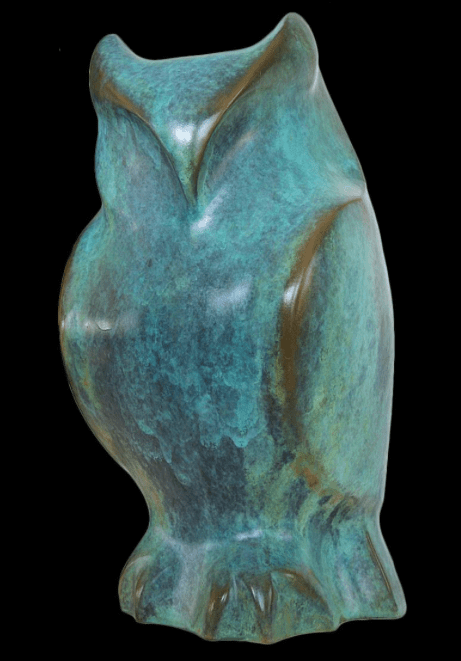 Sarah Seabury Ward, "Owl", Bronze