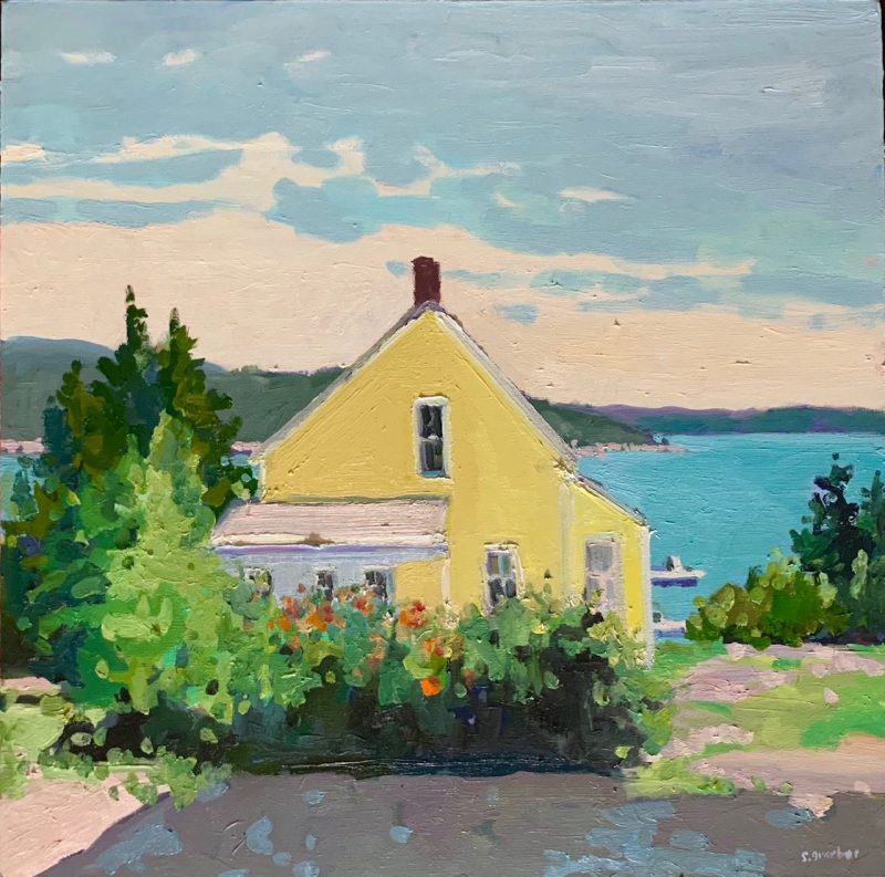 Yellow House on Harbor, Susan Graeber