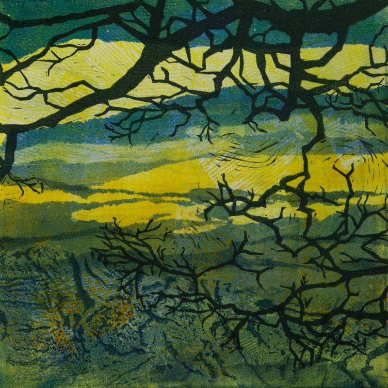 Green Lion Gallery Evening Gold web