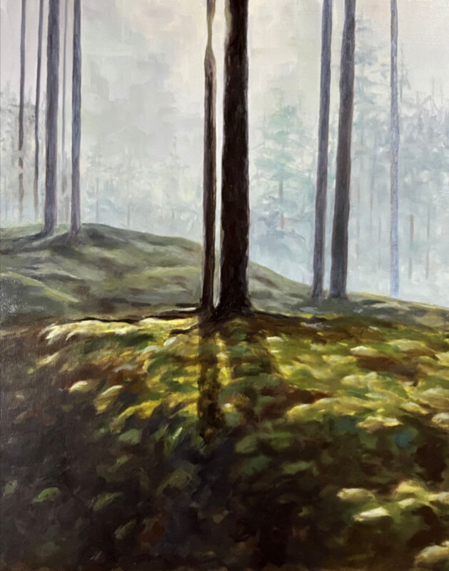 ART Molly Mulger Moss and Pines