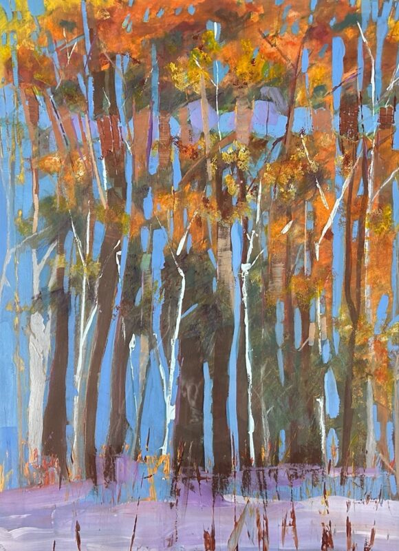 PEMA Autumn Splendor mixed media Carol Wiley