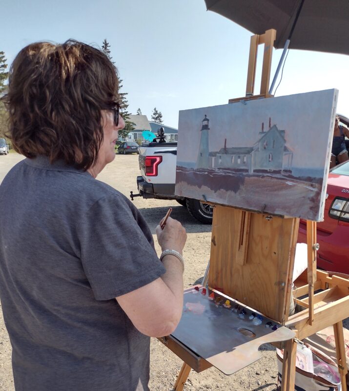 PEMA Plein Air Painter Pemaquid painting