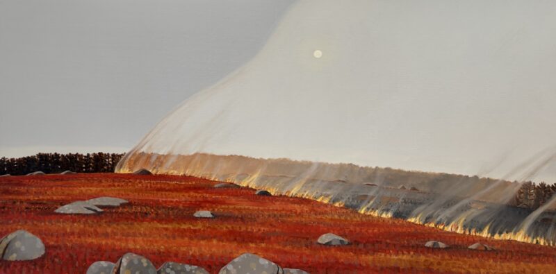 LANDING faragher clearingthebarrensstocktonspringsmaine oilonpanel x