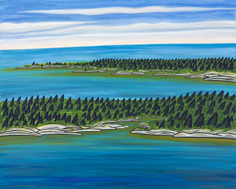 Maine Art Gallery Over The Horizon medium